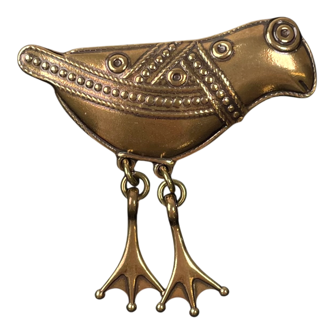 Kalevala Koru Hattulan Lintu brooch, bronze