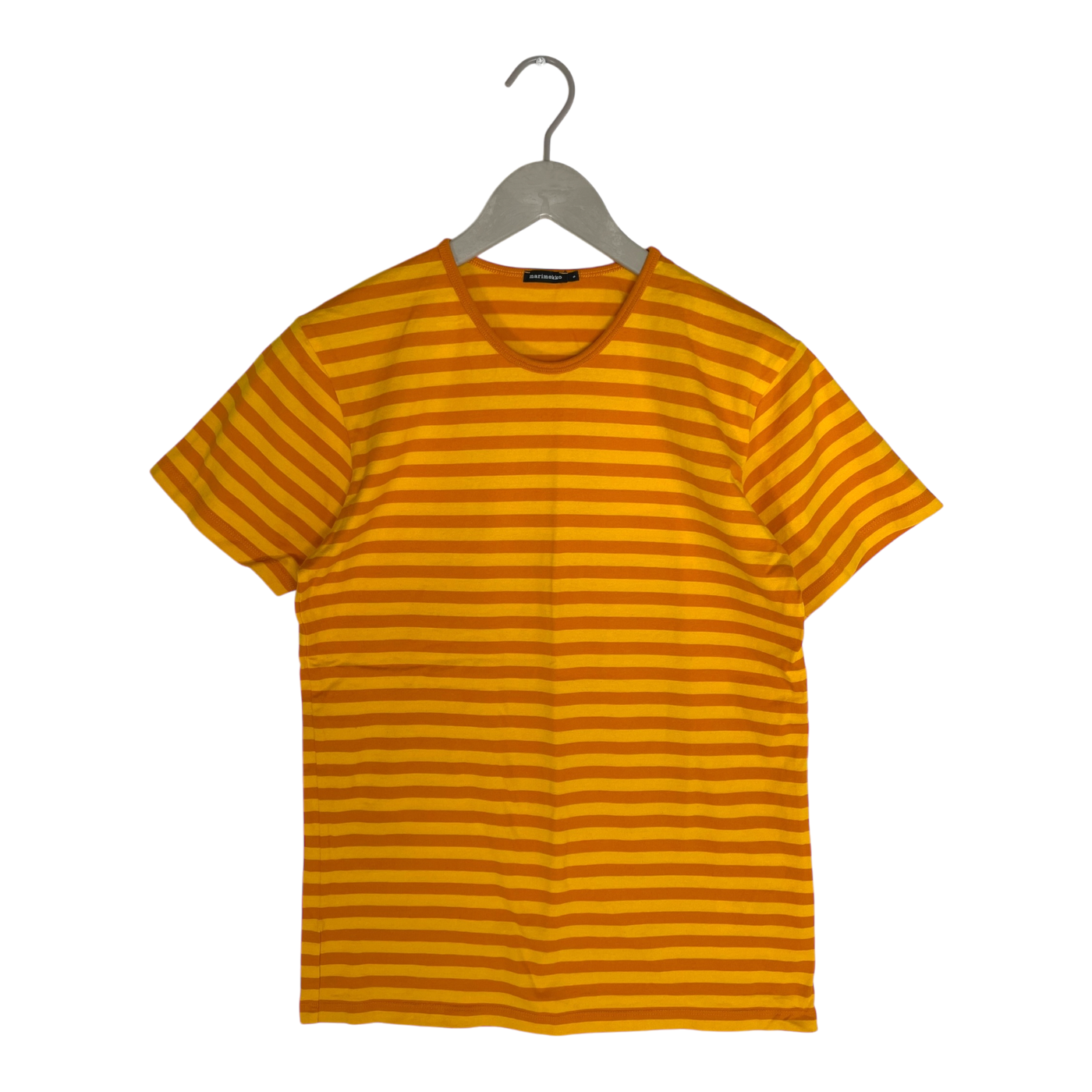 Marimekko stripe t-shirt, yellow and orange | woman S