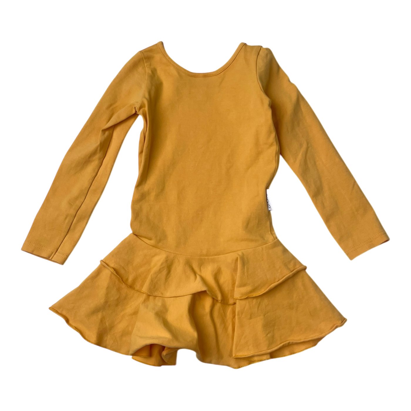 Gugguu frilla dress, amber | 86cm