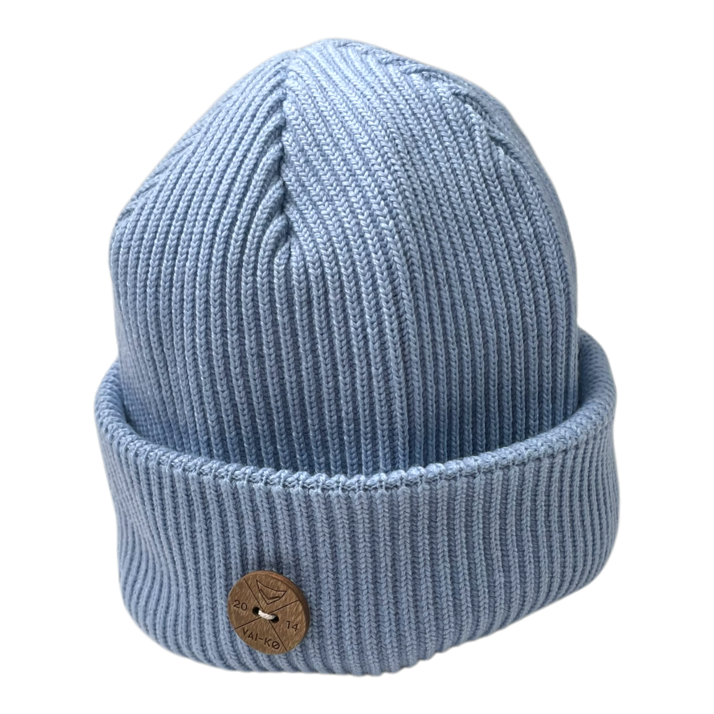 Vai-ko merino wool beanie, baby blue | adult onesize