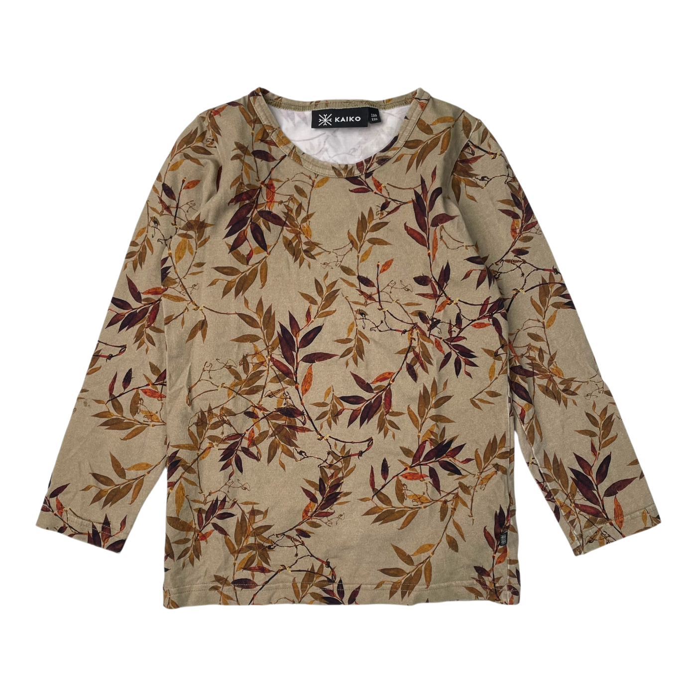 Kaiko shirt, autumn leaf | 110/116cm