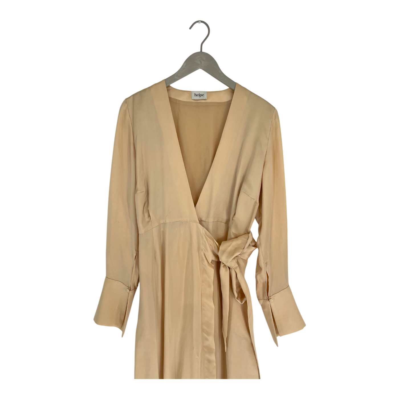 Studio Heijne long wrap dress, gold | woman 42