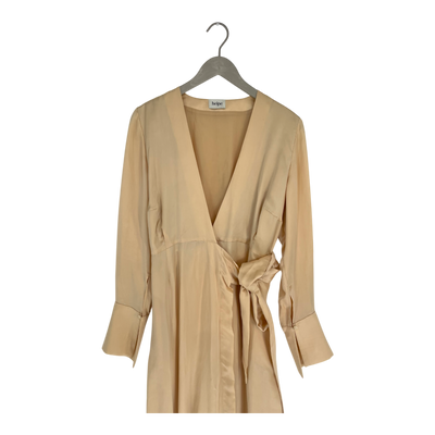 Studio Heijne long wrap dress, gold | woman 42