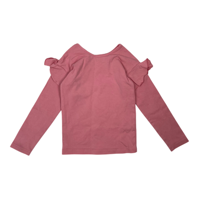 Gugguu frill shirt, pink | 92cm