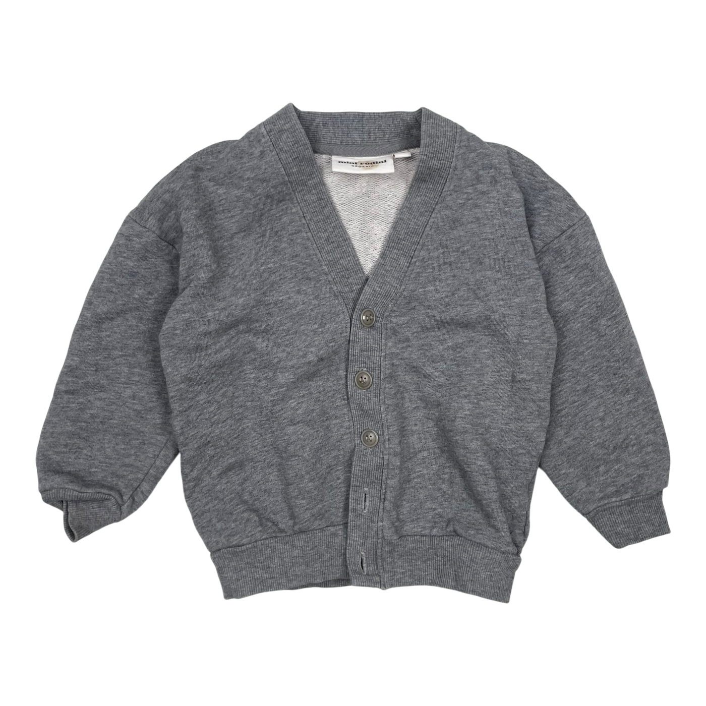 Mini Rodini sweat cardigan, yellow lizard | 92/98cm