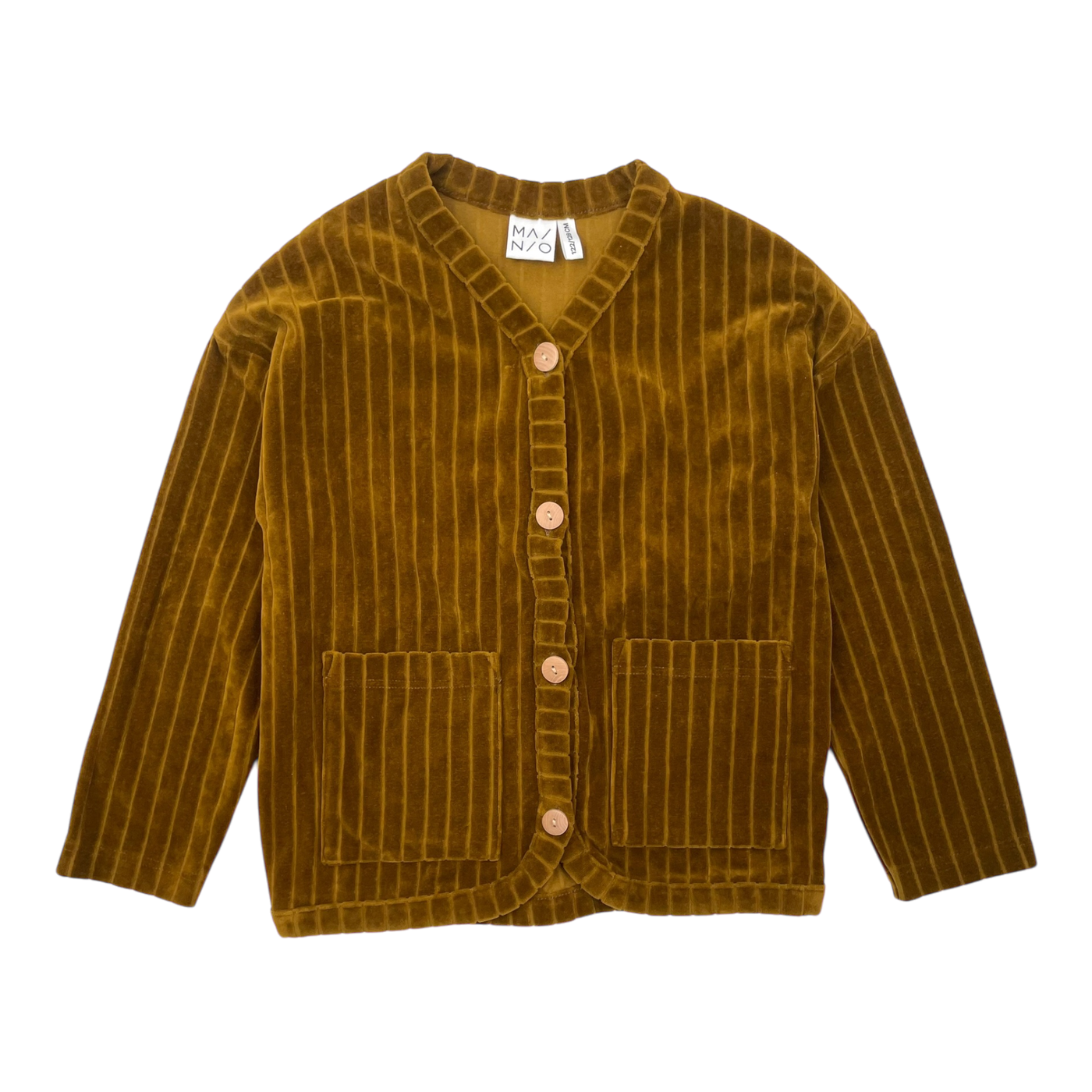 Mainio button shirt, brown | 122/128cm