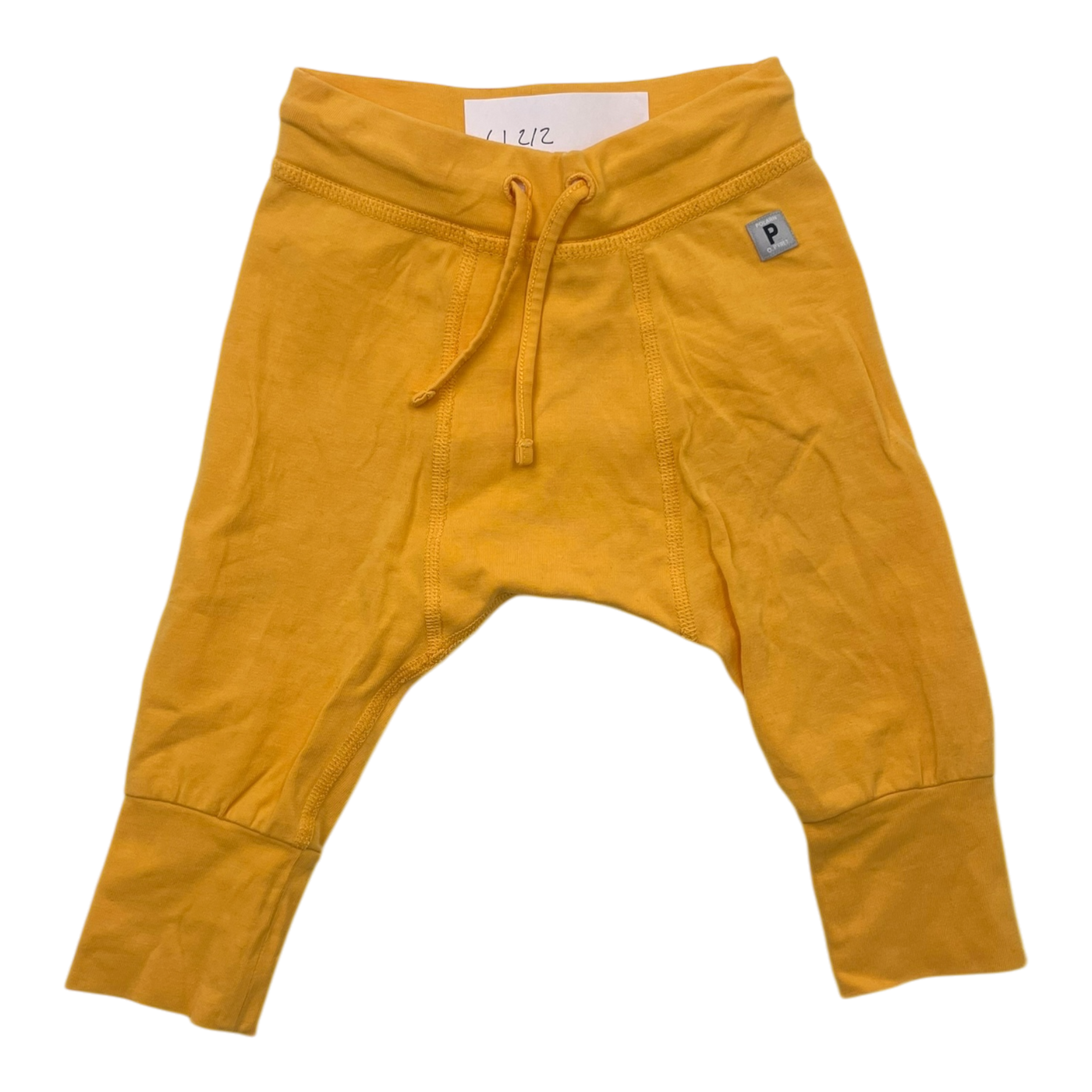 Polarn O. Pyret baby pants, yellow | 62cm