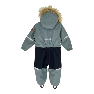 Polarn O. Pyret winter overall, teal blue | 92cm