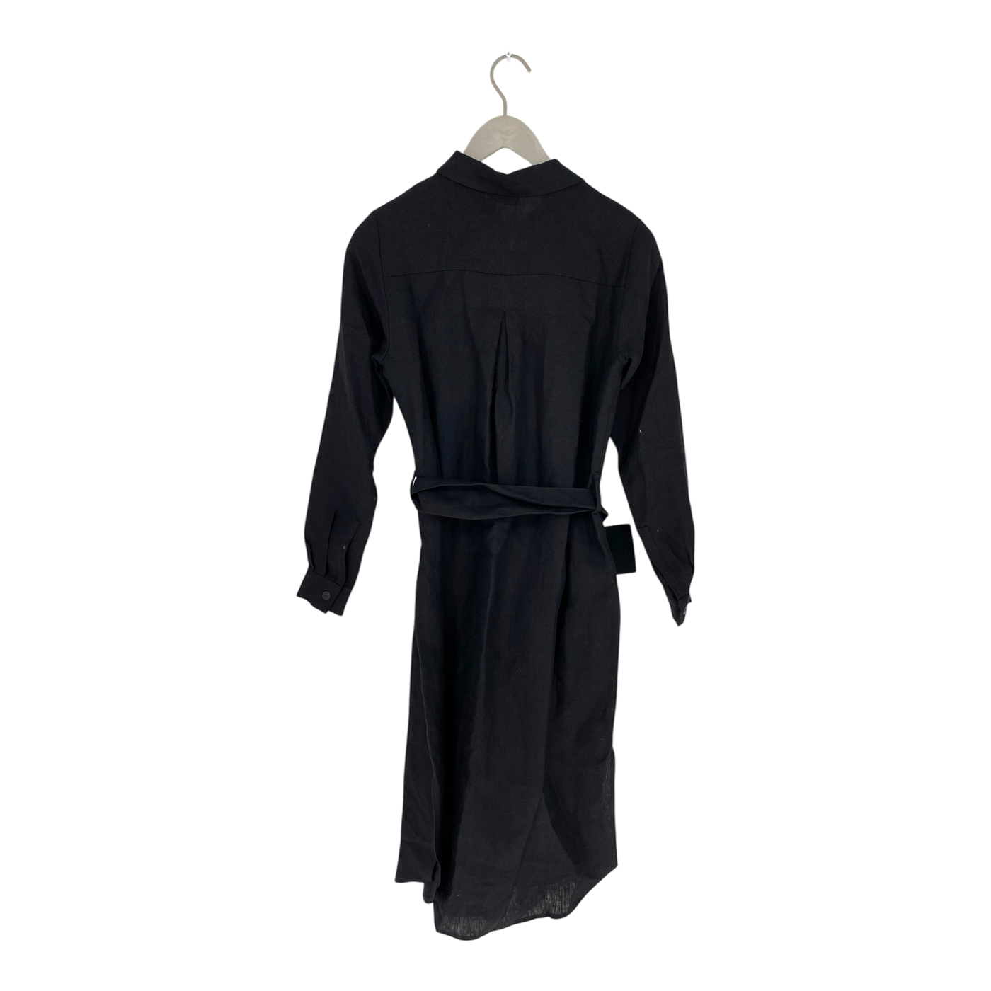 Nakoa chloe linen dress, black | woman XS