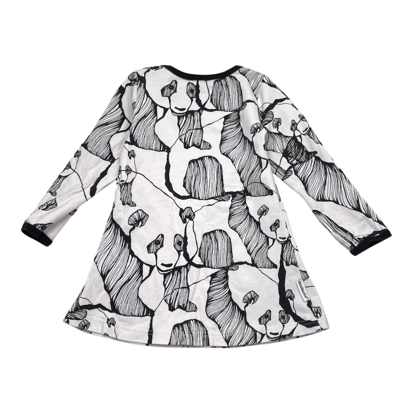 Metsola sweat dress, bear | 86/92cm