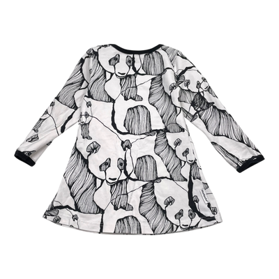 Metsola sweat dress, bear | 86/92cm