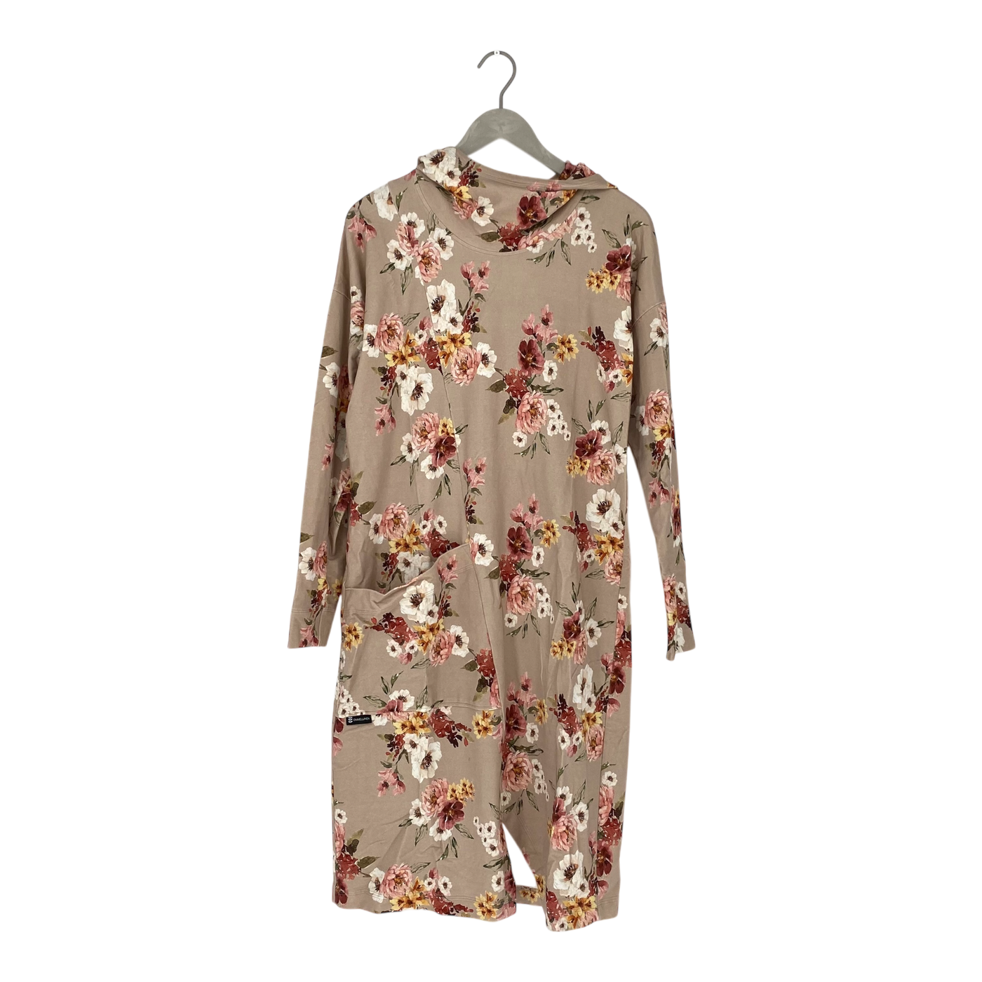 Ommellinen hoodie dress, flower | woman L