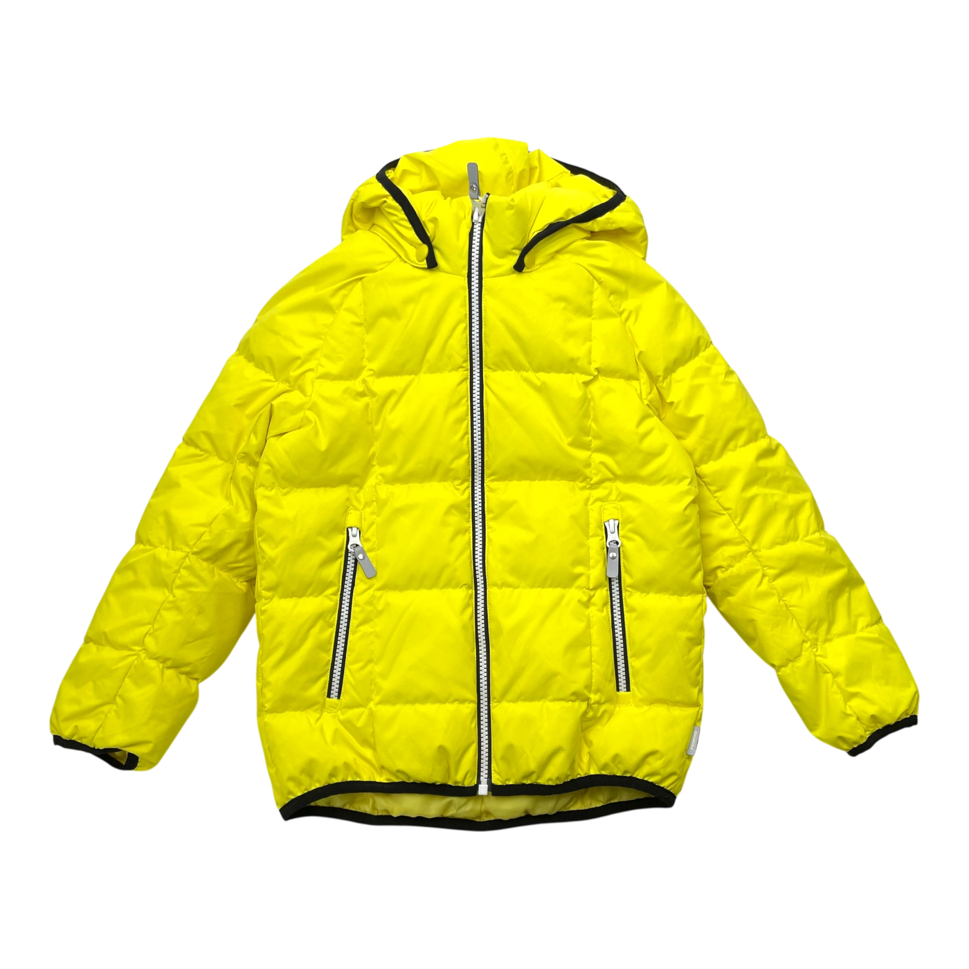 Reima down jacket, neon yellow | 116cm