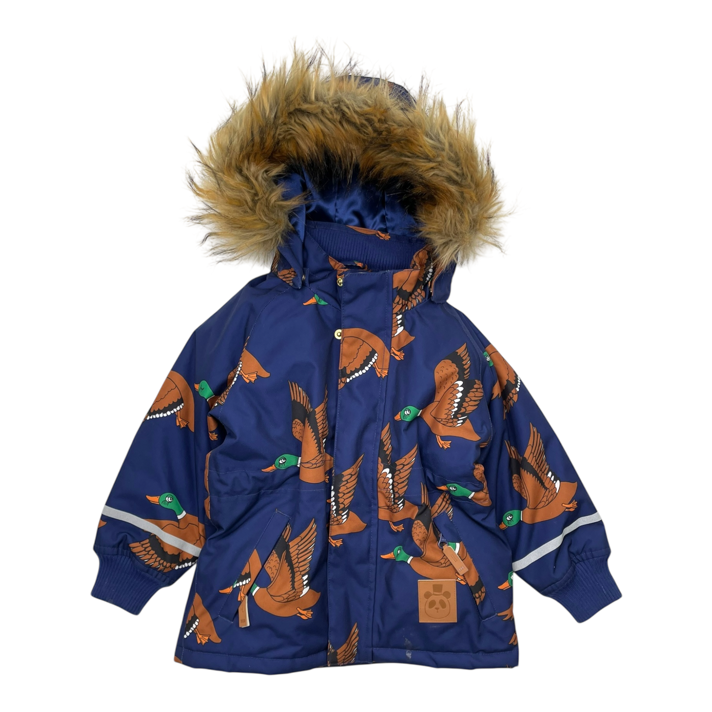 Mini Rodini K2 winter parka, birds | 92/98cm