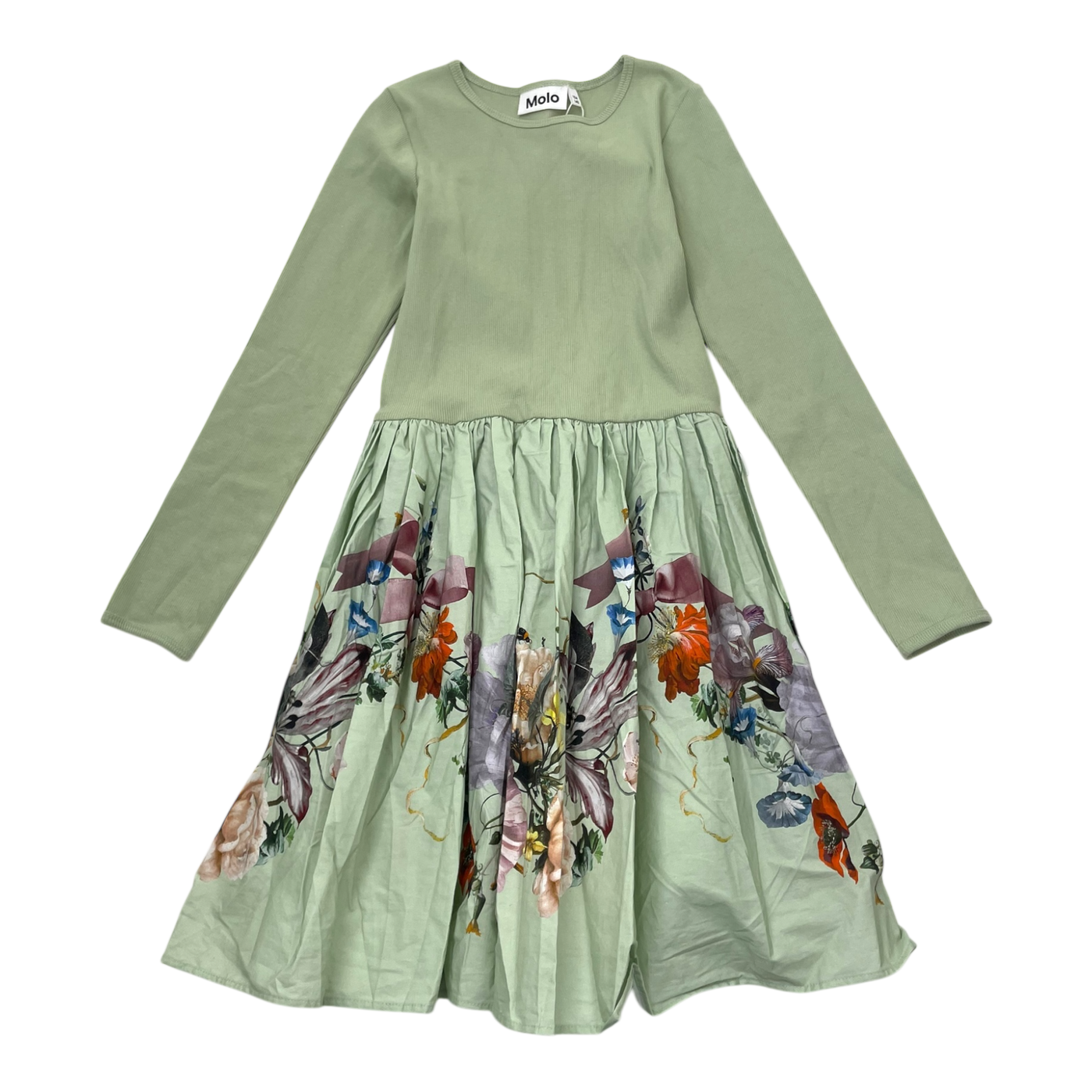Molo gewebtes Kleid, Tee Grün | 134/140 cm