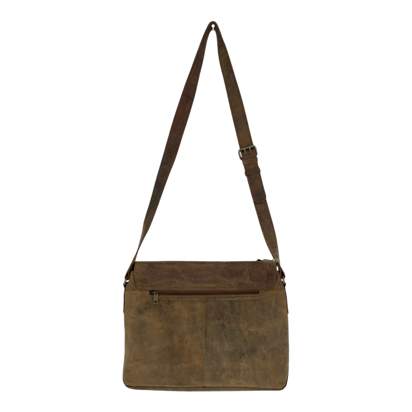 Harold's Bags leather business bag, natural brown