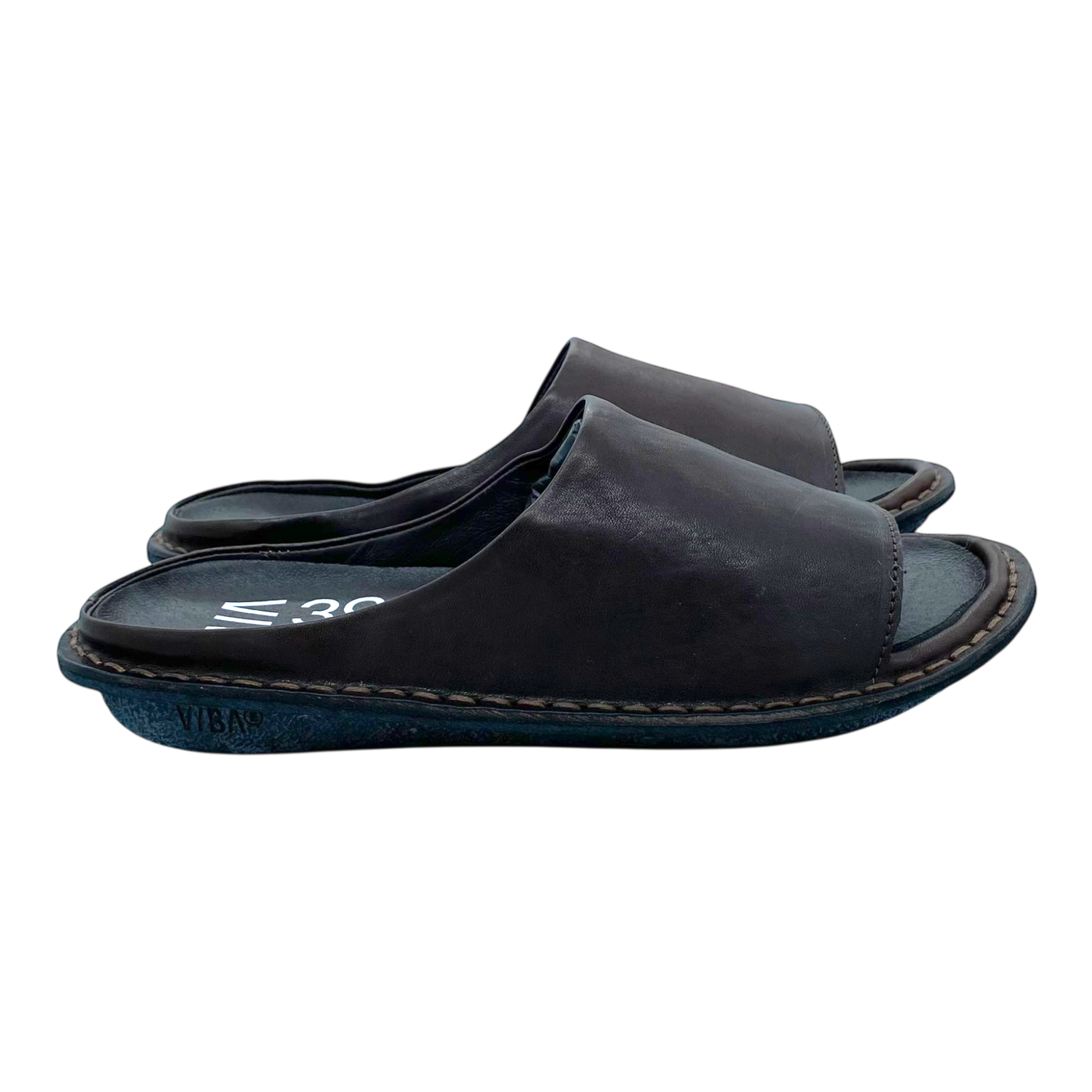 VIBAe Saint Tropez leather sandals, cocoa brown | 39