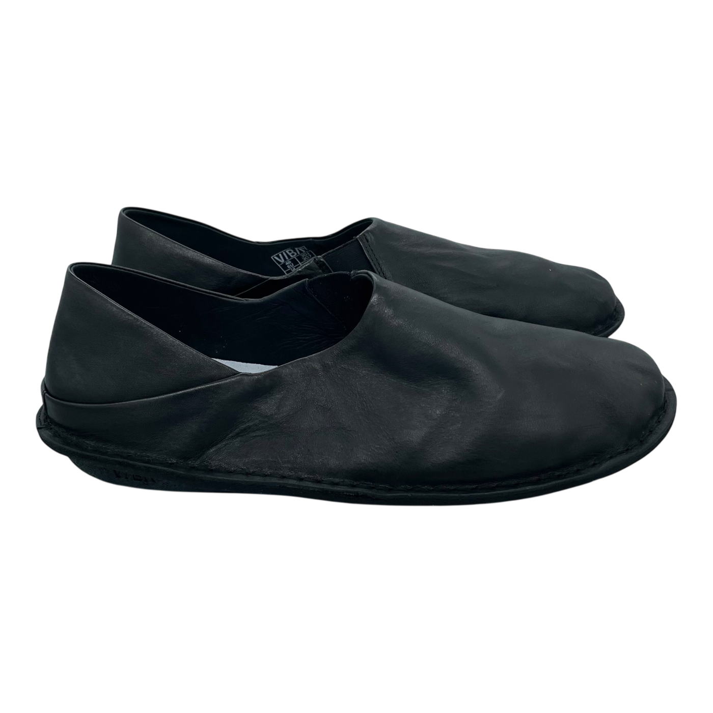 VIBAe Zuma leather shoes, preto black | 48