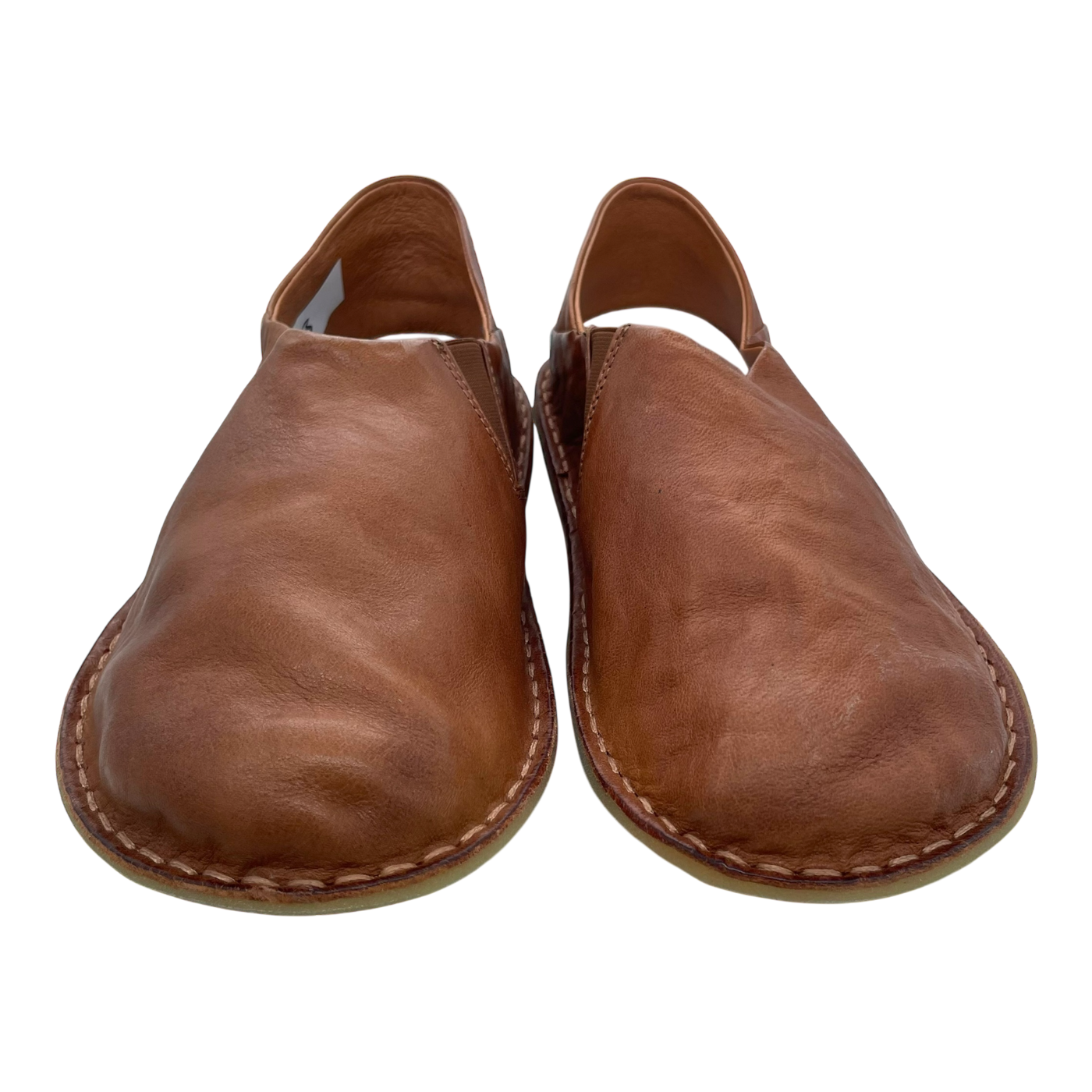 VIBAe Zuma leather shoes, cognac brown | 44