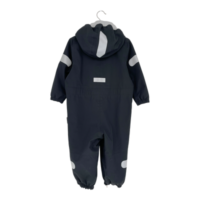 Reima marssi midseason overall, black | 86cm