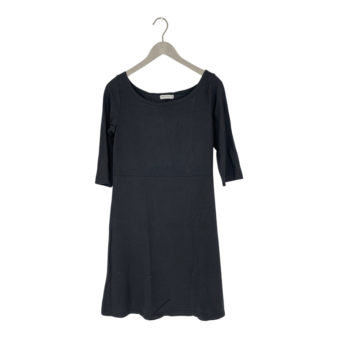 Bypias bamboo tricot dress, dark grey | woman M