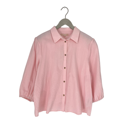 Weiche Rebellen Ser 3/4 Ärmelhemd, Pink | Frau l