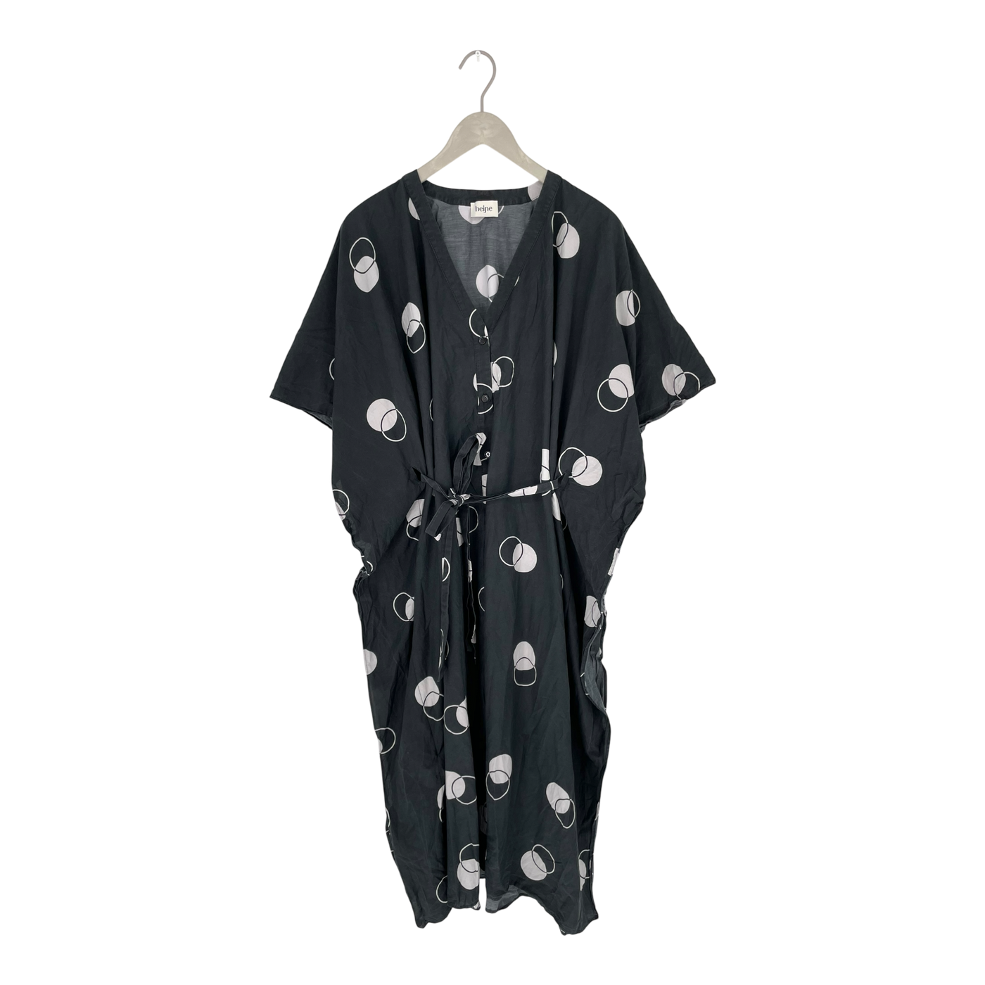 Studio Heijne long caftan riviera dress, circle | woman M/L