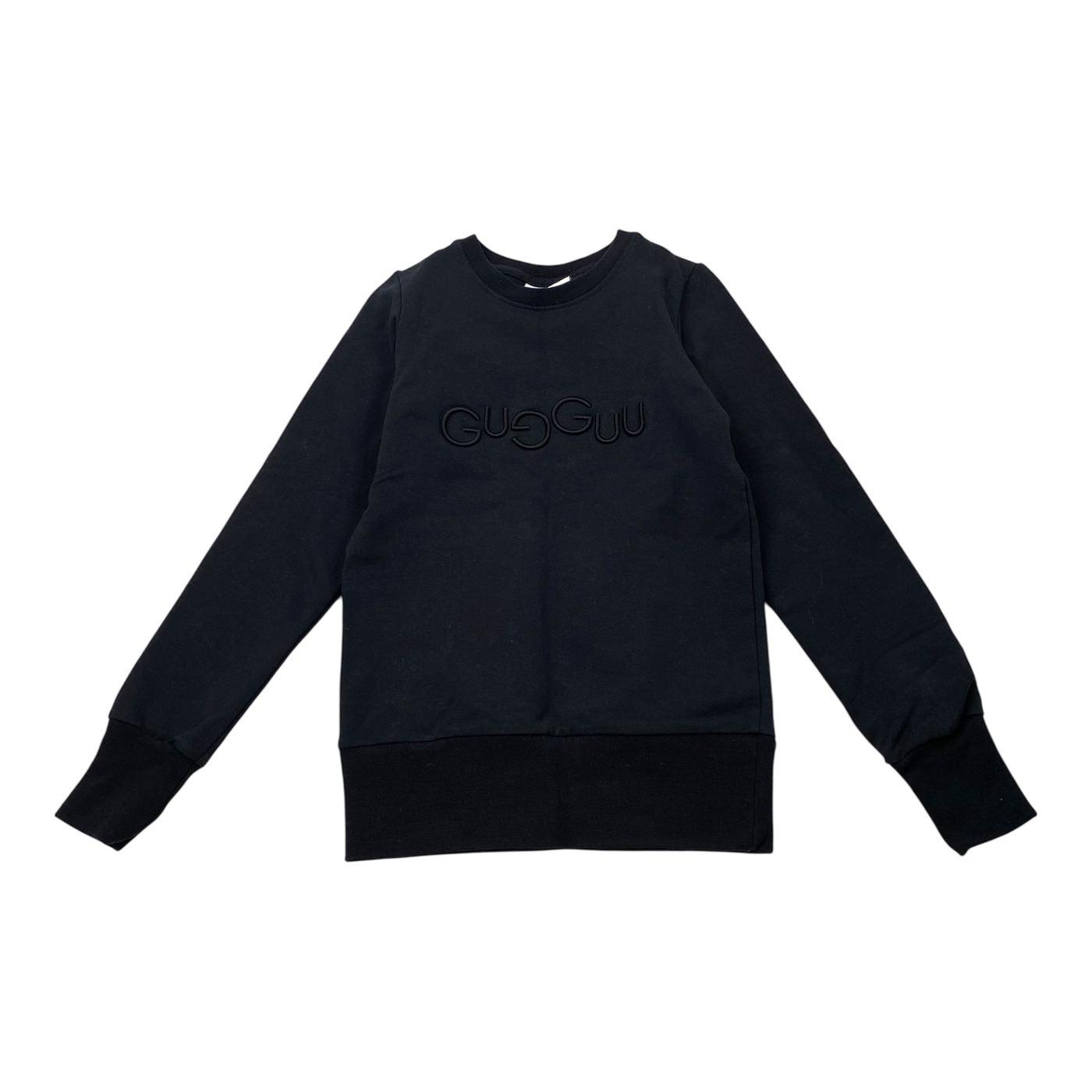 Gugguu logo sweatshirt, black | 134cm