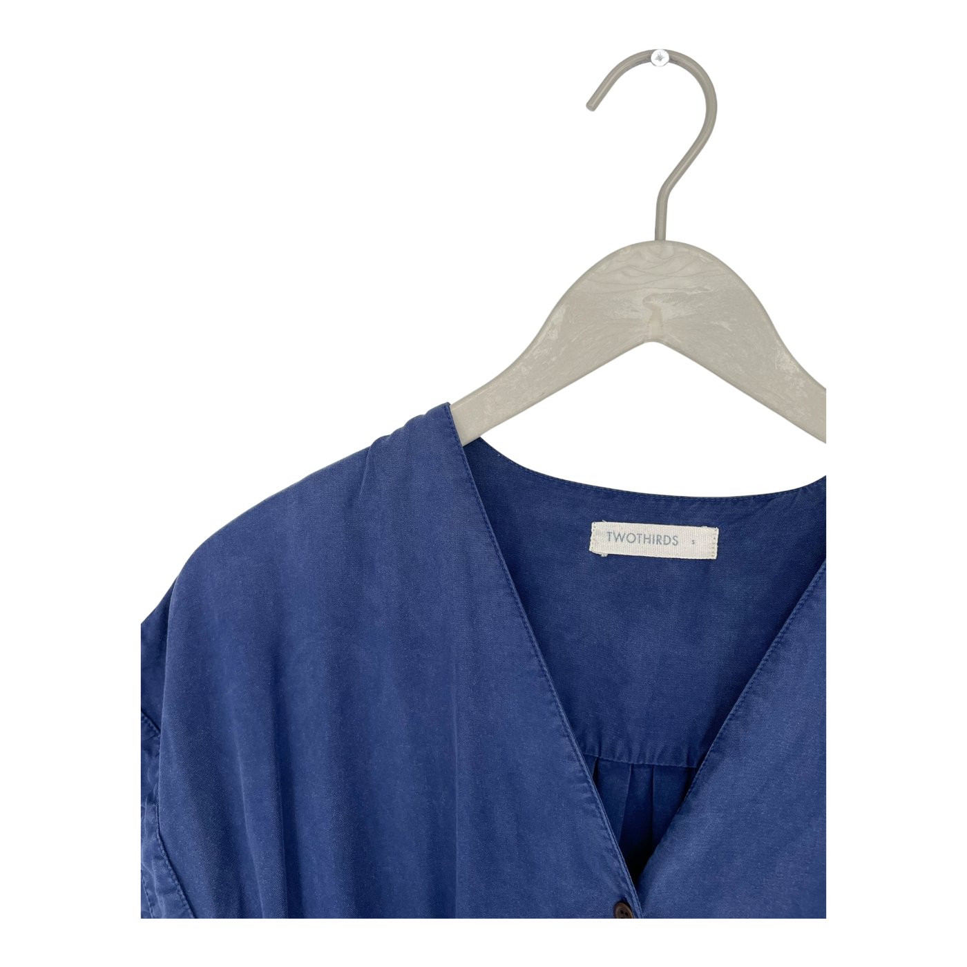 Twothirds button dress, royal blue | woman S
