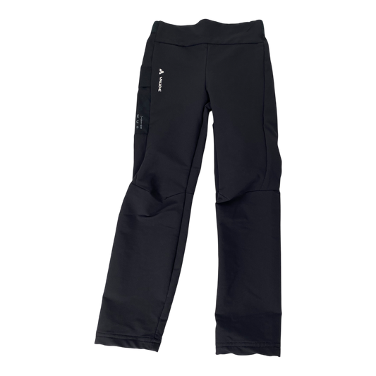 Vaude softshell pants, black | 110/116cm