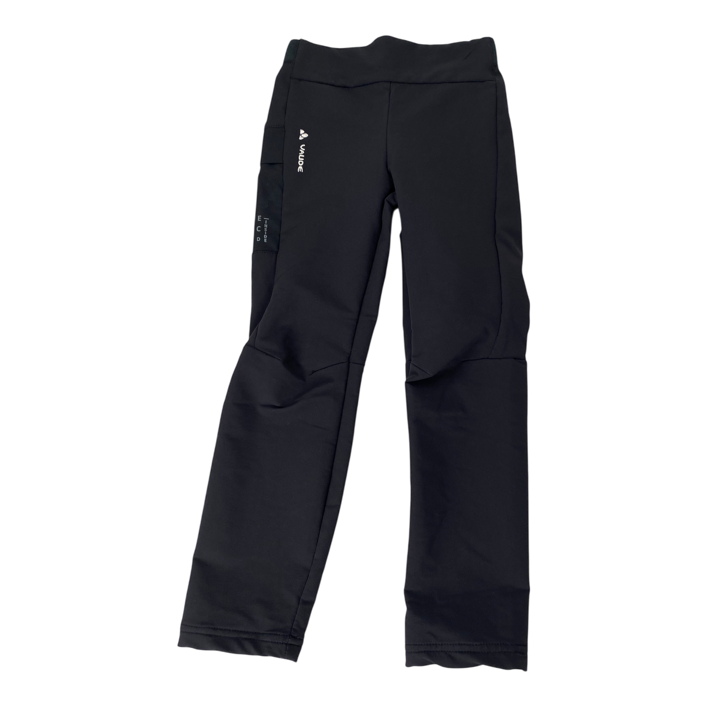 Vaude softshell pants, black | 110/116cm