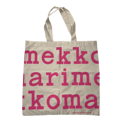 Marimekko logo bag, pink