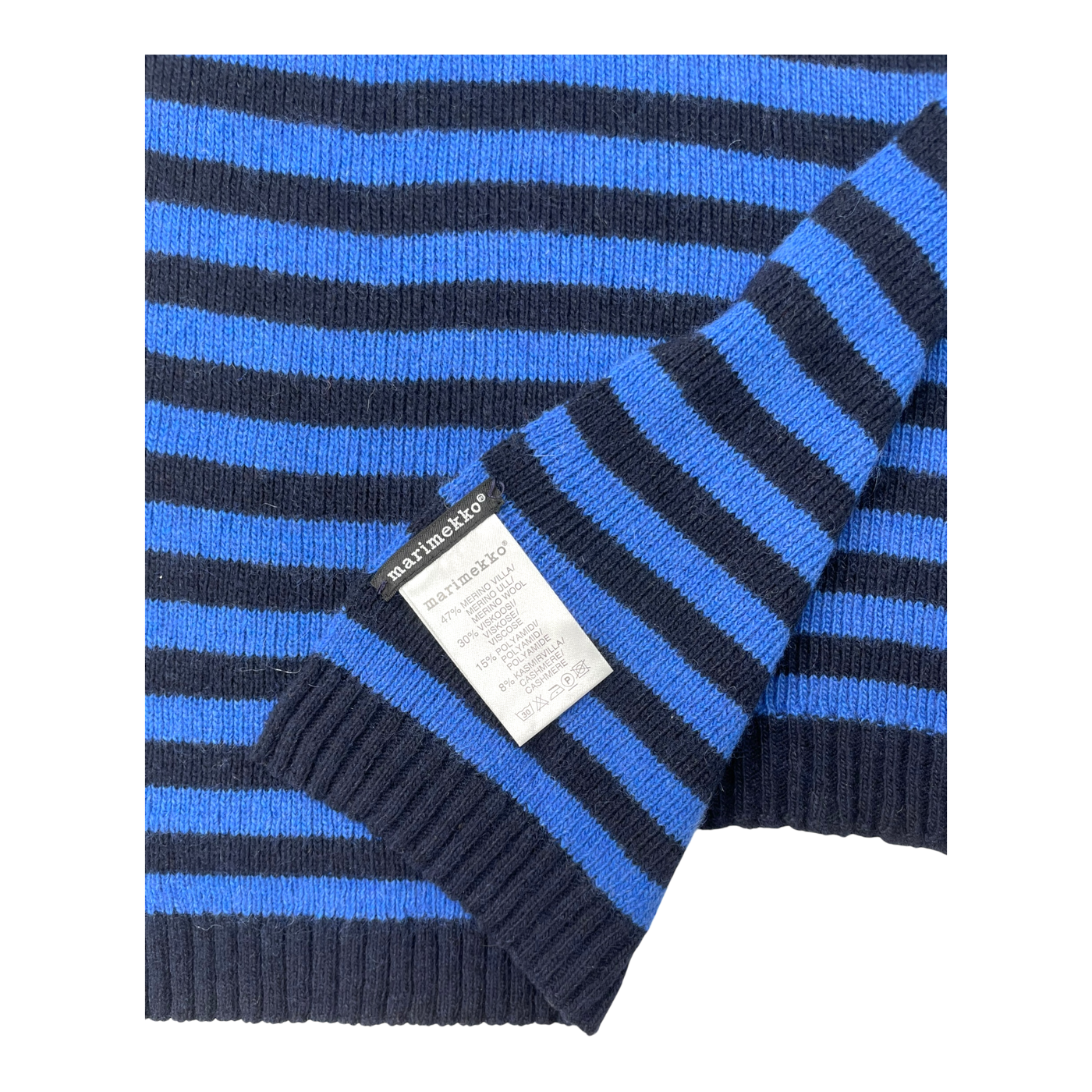 Marimekko merino scarf, stripes | onesize