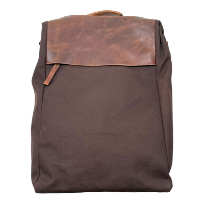 Harold's Bags wax backpack, brown