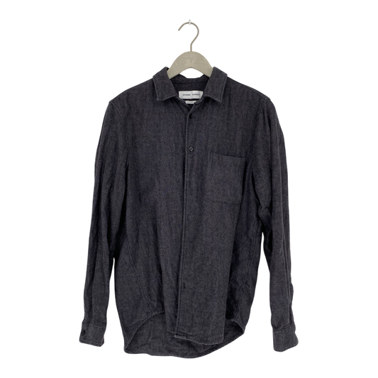 Samsøe & Samsøe liam button shirt, dark grey | man L