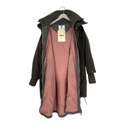 Embassy of Bricks and Logs Selma modular parka, black olive | woman S