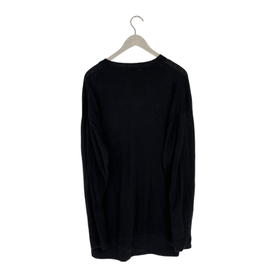 COS knitted jumper, black | man M