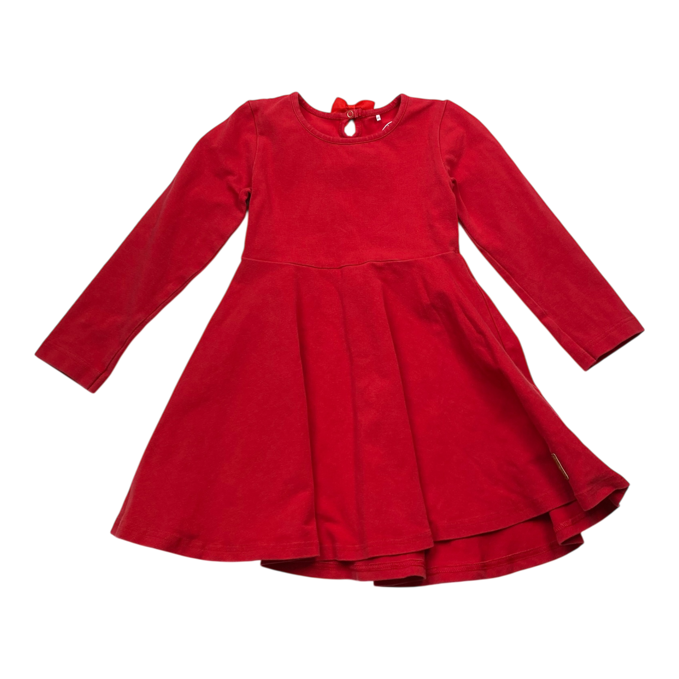 Metsola dress, red | 98/104cm