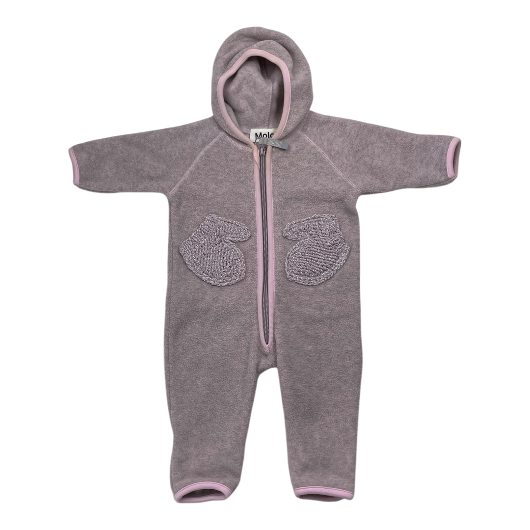 Molo udo fleece jumpsuit, pink 56cm – Ninyes