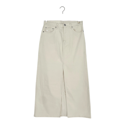 Mud Jeans long skirt, ivroy | woman S