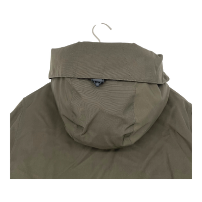 Embassy of Bricks and Logs albury coat, black olive | woman S