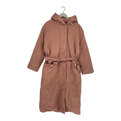 Embassy of Bricks and Logs flin flon puffer coat, salmon pink | woman S