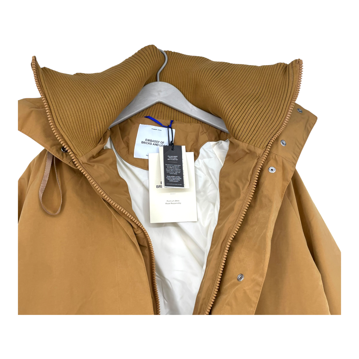 Embassy of Bricks and Logs Selma modular parka, earth | woman S