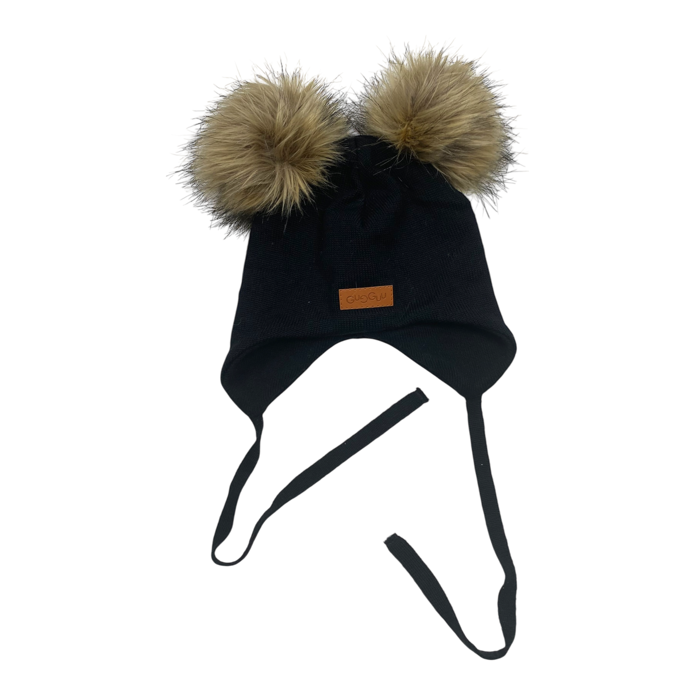 Gugguu merino beanie, black | 52/54cm