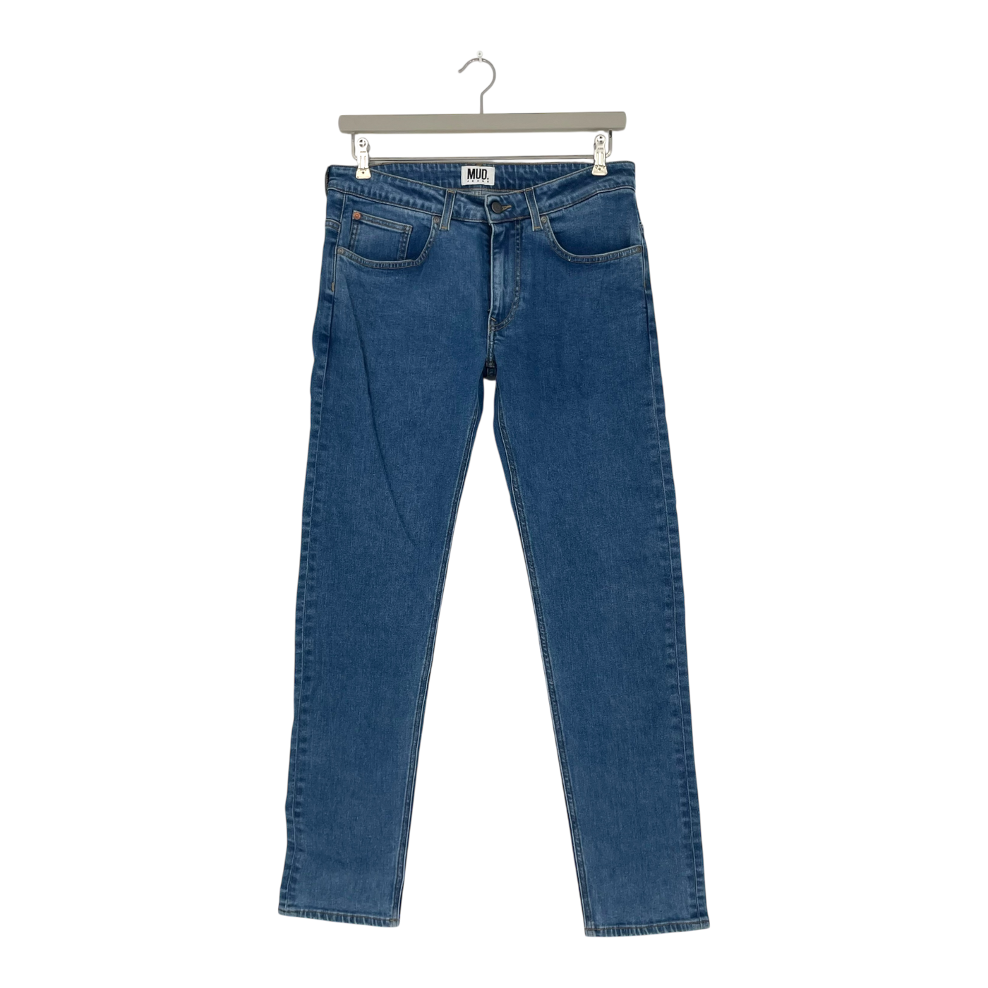 Mud Jeans logan slim jeans, denim blue | woman 27/34