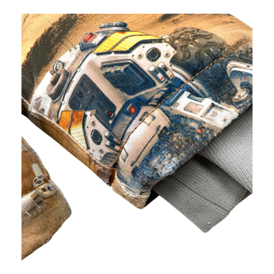 Molo castor fur jacket, orange | 122cm