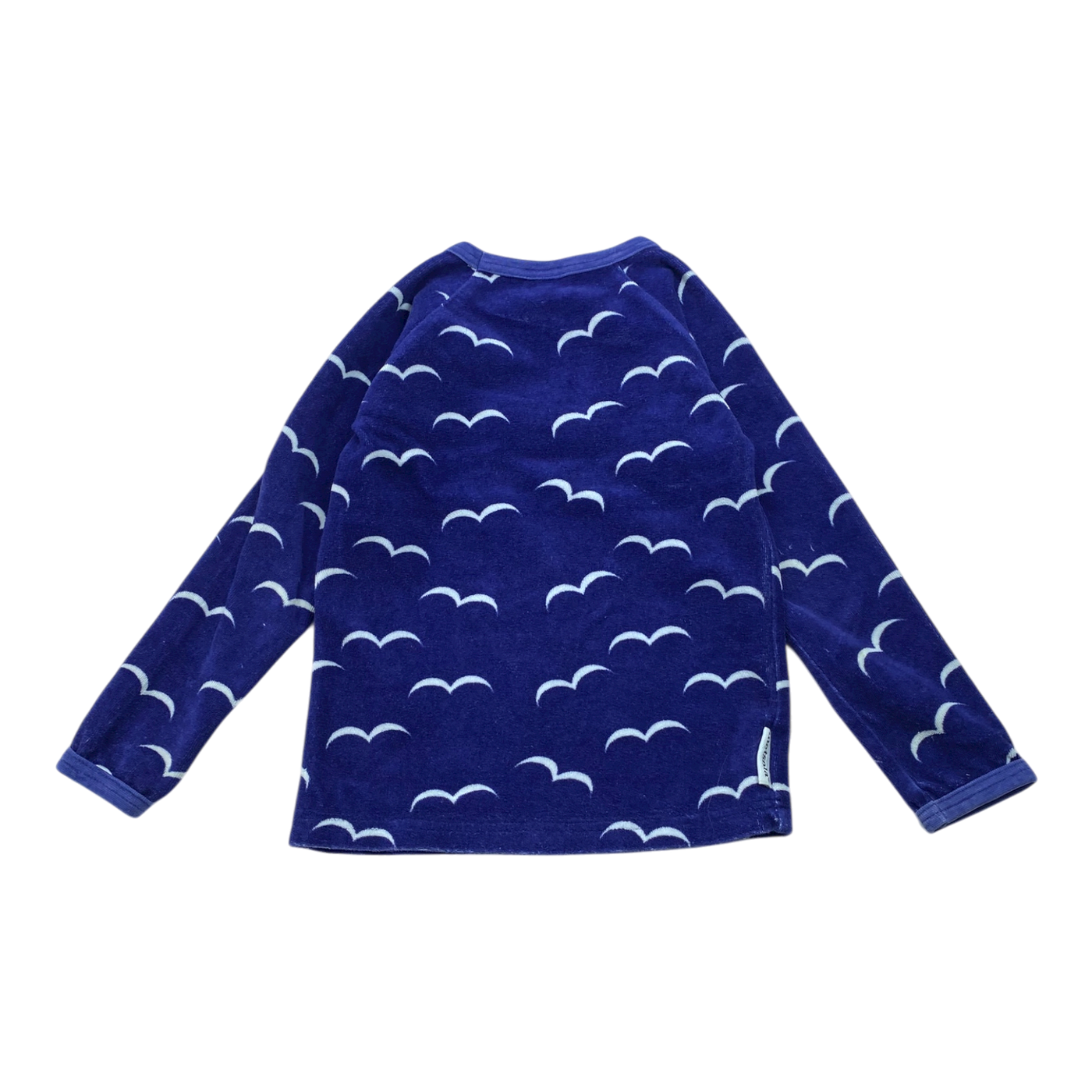 Metsola terry shirt, dark blue | 98cm