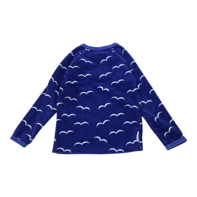 Metsola terry shirt, dark blue | 98cm