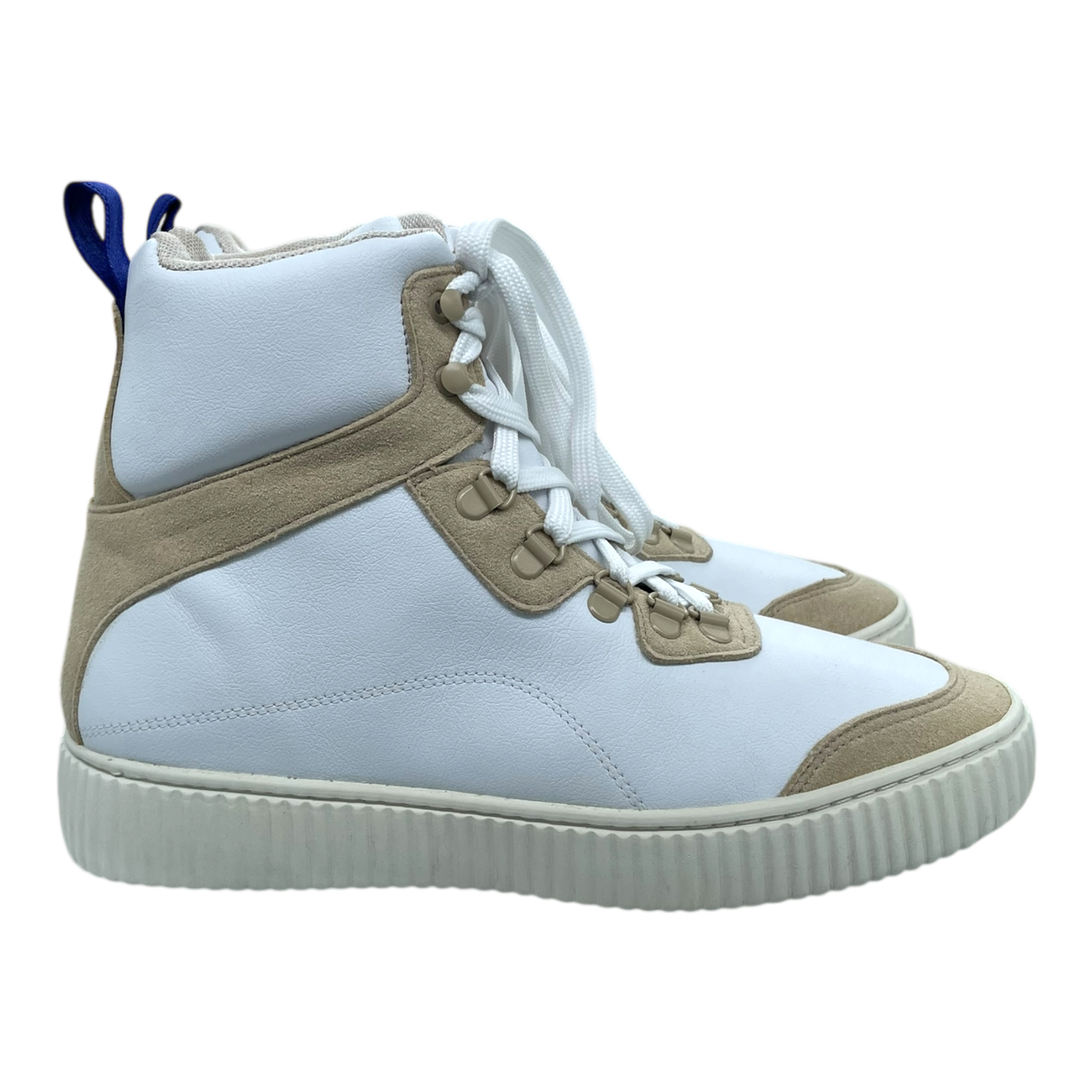 Embassy of Bricks and Logs leicester hiker solid boot, white/sand | 39