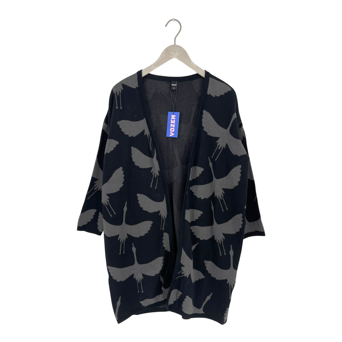 Yo Zen cardigan, cranes | woman XS